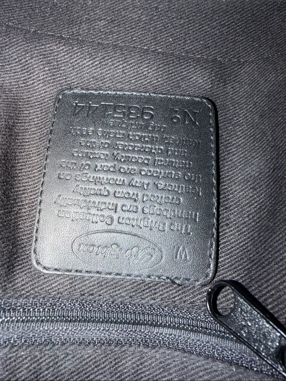 Brighton Black Leather Floral Embossed Tote - Picture 10 of 10